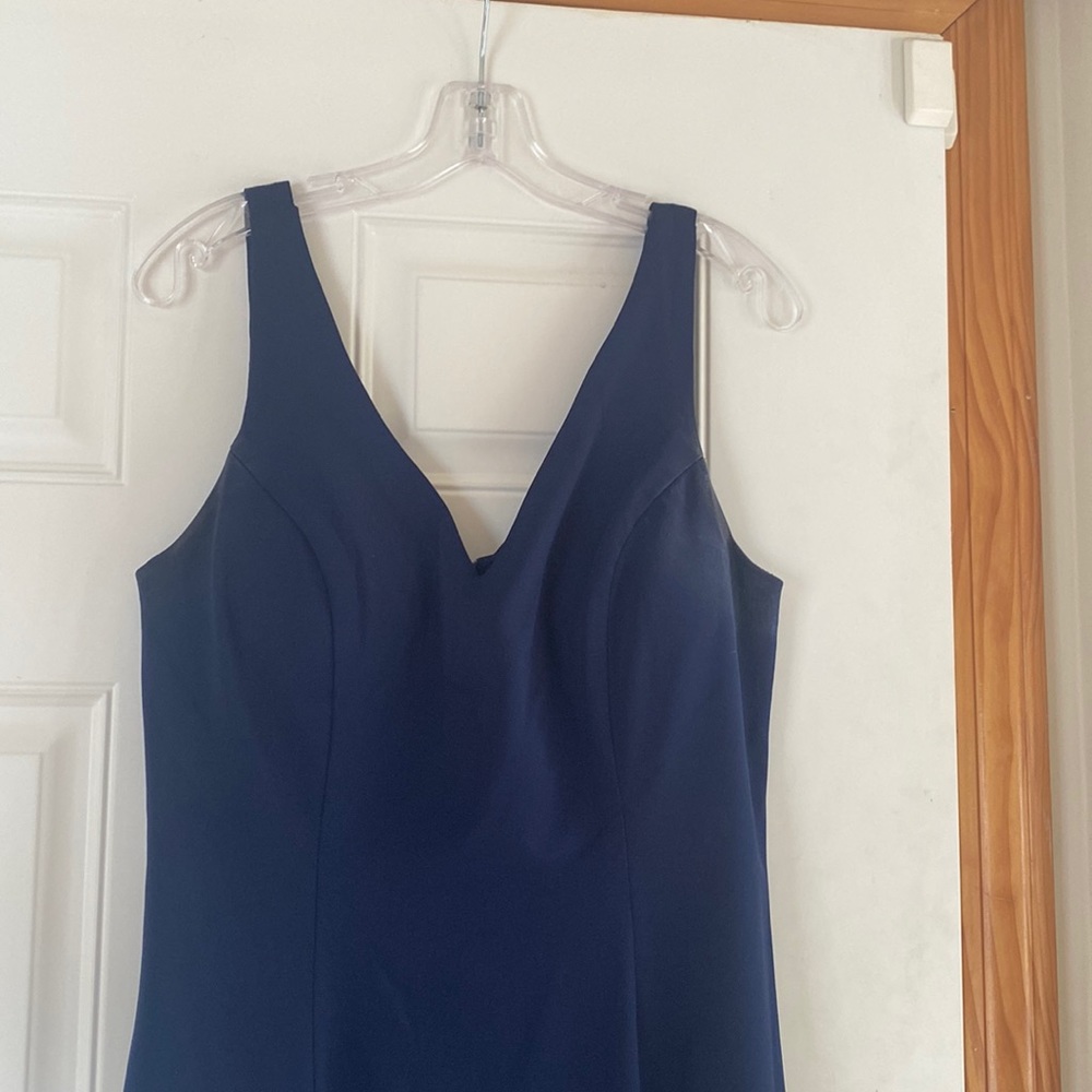 Size 10 Navy Blue Prom Dress